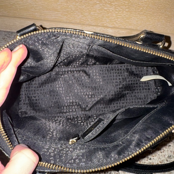 Kate Spade Black and Pink Polka Dot Crossbody Bag - Picture 3 of 3